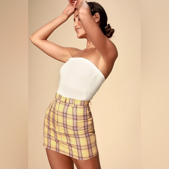 BB Dakota Dresses & Skirts - BB Dakota Plaid Skirt